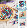 96Pcs 6 Styles Dyed Natural and Synthetic Imperial Jasper Dyed Beads G-TA0002-40-5