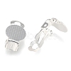 304 Stainless Steel Clip-on Earring Findings STAS-E482-16S-2