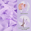 4 Rolls 4 Colors Frayed Polyester Ribbon OCOR-TA0002-87A-5