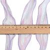 10 Yards Iridescent Polyester Organza Ribbons OCOR-XCP0003-08-3