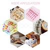 Polyester Imitation Burlap Packing Pouches Drawstring Bags X-ABAG-R005-9x7-01-7