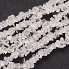 Natural Quartz Crystal Chips Beads Strands F019-1