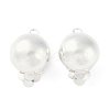 Brass Earring Findings KK-E031-S-1