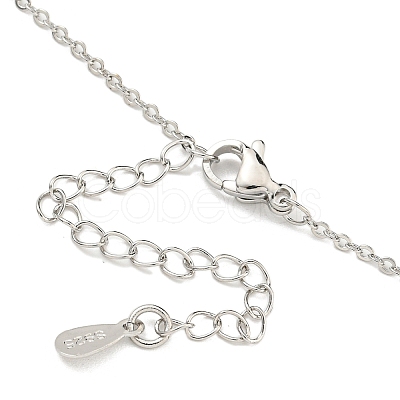 Brass Cable Chain Necklaces NJEW-Z037-03P-1