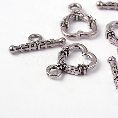 Tibetan Style Toggle Clasps X-LF1086Y-NF-1