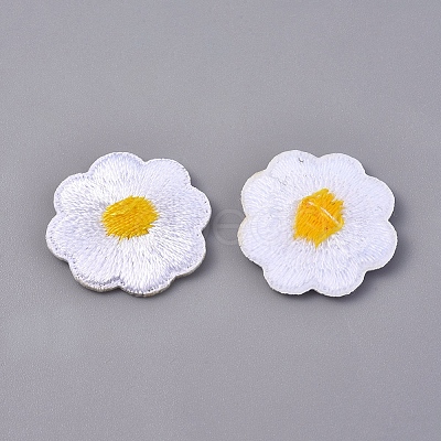 Computerized Embroidery Cloth Iron on/Sew on Patches LS-DIY-WH0162-31-1
