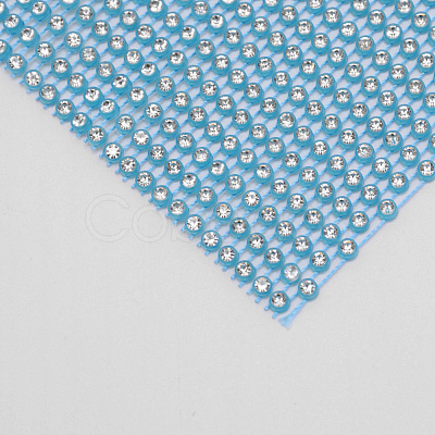 Plastic Elasticity Rhinestone Net KY-WH0020-86H-1