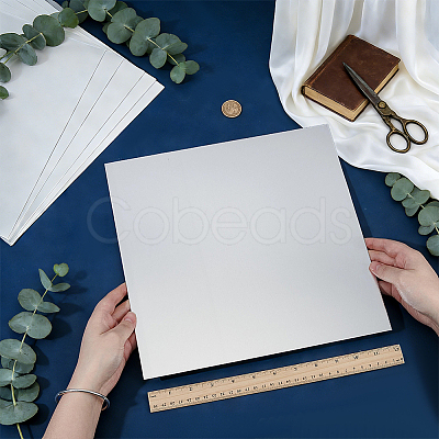 Square Aluminum Sheet FIND-WH0199-400F-1