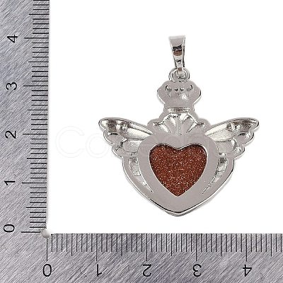 Synthetic Goldstone Pendants G-I366-01P-20-1