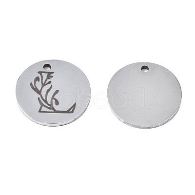 Non-Tarnish 304 Stainless Steel Charms STAS-T059-26P-L-1