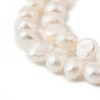Natural Cultured Freshwater Pearl Beads Strands PEAR-P064-19J-02B-1
