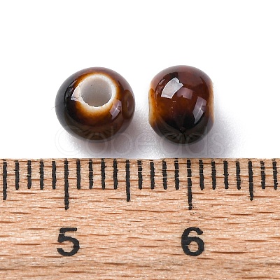 Bright Glazed Porcelain Beads PORC-D300-A04-1