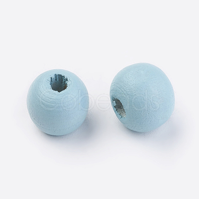 Natural Wood Beads WOOD-Q030-56C-1