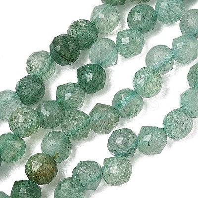 Natural Green Strawberry Quartz Beads Strands GG-NH0019-A01-6mm-1