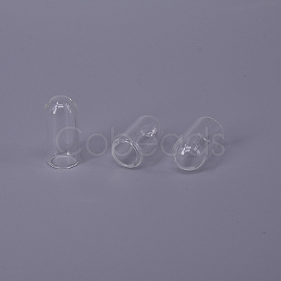 Handmade Blown Glass Bottles LS-GLAA-WH0018-69-1