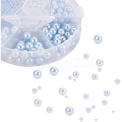 Imitation Pearl Acrylic Beads OACR-PH0001-05C-WH-1