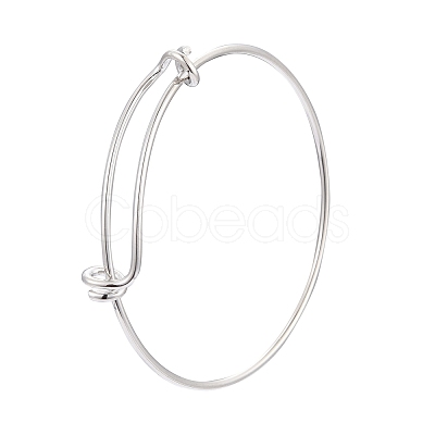 10Pcs 5 Color Adjustable Brass Expandable Bangle Making BJEW-LS0001-02-1