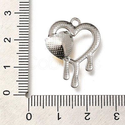 304 Stainless Steel Pendants STAS-Q346-10P-09-1