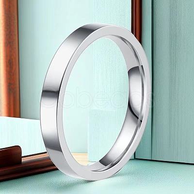 Non-Tarnish Stainless Steel Plain Band Rings FS-WG75602-114-1
