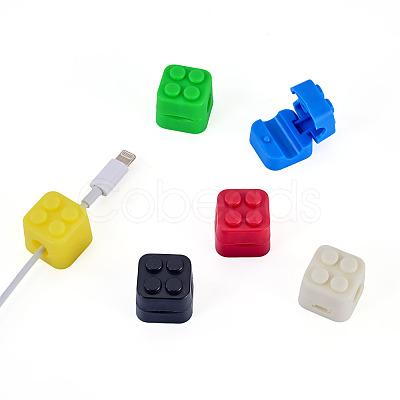 6Pcs PP Plastic Cable Organizers Clips AJEW-TADJ0001-35-1