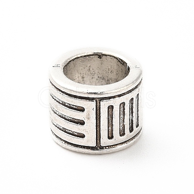 Tibetan Style Alloy European Beads PALLOY-P293-124AS-1