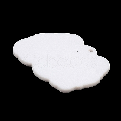 Opaque Acrylic Pendants MACR-K346-02A-1