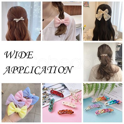 Iron Hair Barrette Findings IFIN-L037-010P-1