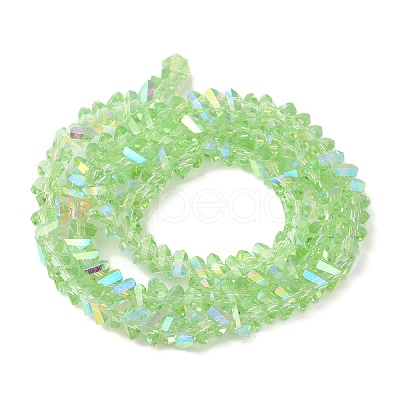 Transparent Glass Beads Strands EGLA-P061-04A-AB03-1