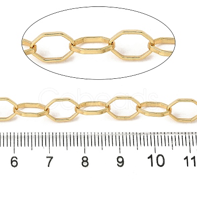 Brass Polygon Link Chains CHC-C014-02B-G-1