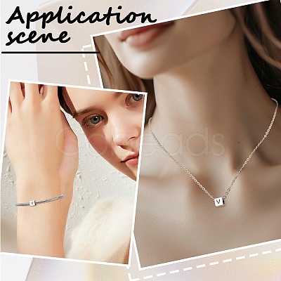 Sterling Silver Beads STER-WH20009-04V-P-1