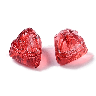 Baking Paint Glass Beads GLAA-S202-15H-1