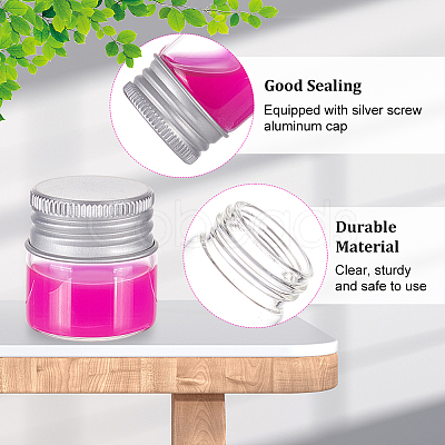 Glass Empty Cosmetic Containers CON-WH0084-41A-1