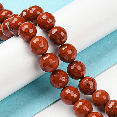 Natural Red Jasper Beads Strands G-E571-43B-1