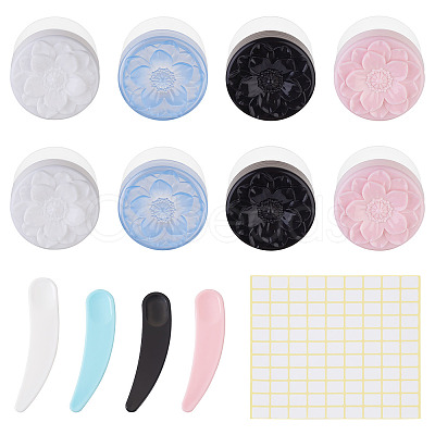Plastic Facial Mask Stick Cosmetic Spatula Scoop & Bottle DIY-CW0001-28-1