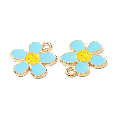 Alloy Enamel Pendants ENAM-C009-01G-1