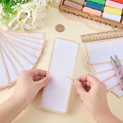 Cotton Bookmarks for Cross Stitch Making DIY-WH0759-26D-1