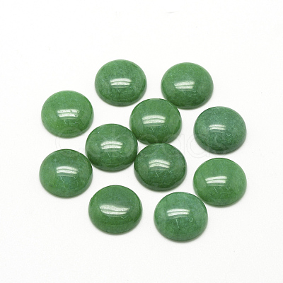 Natural White Jade Cabochons X-G-R416-10mm-08-1