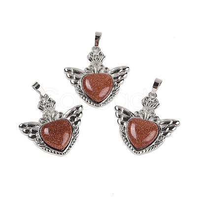 Synthetic Goldstone Pendants G-I366-01P-20-1