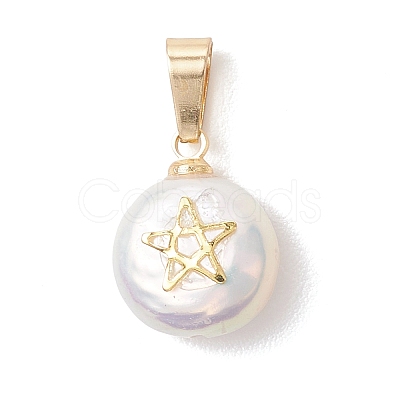 3Pcs 3 Styles Baroque Natural Keshi Pearl Pendants PALLOY-JF04958-1