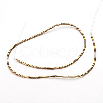 Electroplate Non-magnetic Synthetic Hematite Bead Strands G-F300-37B-08-1