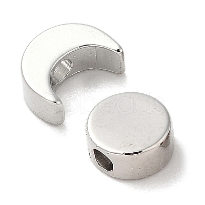 50Pcs 2 Styles Moon Phase Theme Brass Beads Set KK-TZ0001-01-1