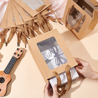 Rectangle Paper Gift Bags ABAG-WH0048-09C-1
