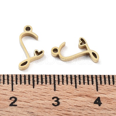304 Stainless Steel Charms STAS-M327-02G-S-1