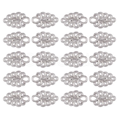 20Pcs Zinc Alloy Adjustable Jean Button Pins FIND-FH0017-92P-1