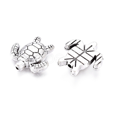 Tibetan Style Alloy Beads X-TIBEB-L004-031AS-1