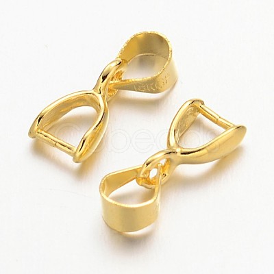 Brass Ice Pick Pinch Bails X-IFIN-KK08-G-1