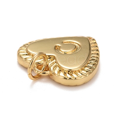 Rack Plating Golden Brass Pendants KK-E260-01G-C-1