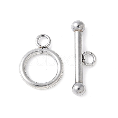 304 Stainless Steel Toggle Clasps STAS-Z124-01B-P-1