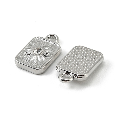 Alloy Rhinestone Pendants FIND-H024-13P-1
