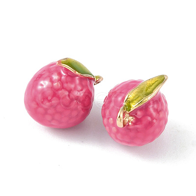 Brass Enamel Charms KK-G462-35LG-1